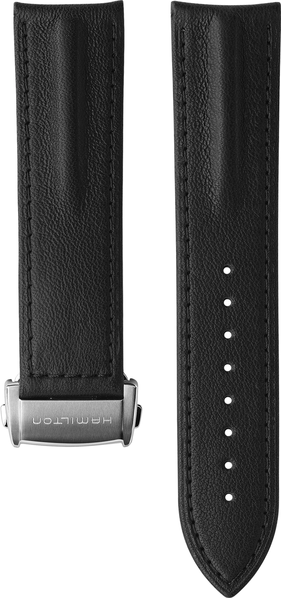 Hamilton American Classic schwarzes Leder-Armband