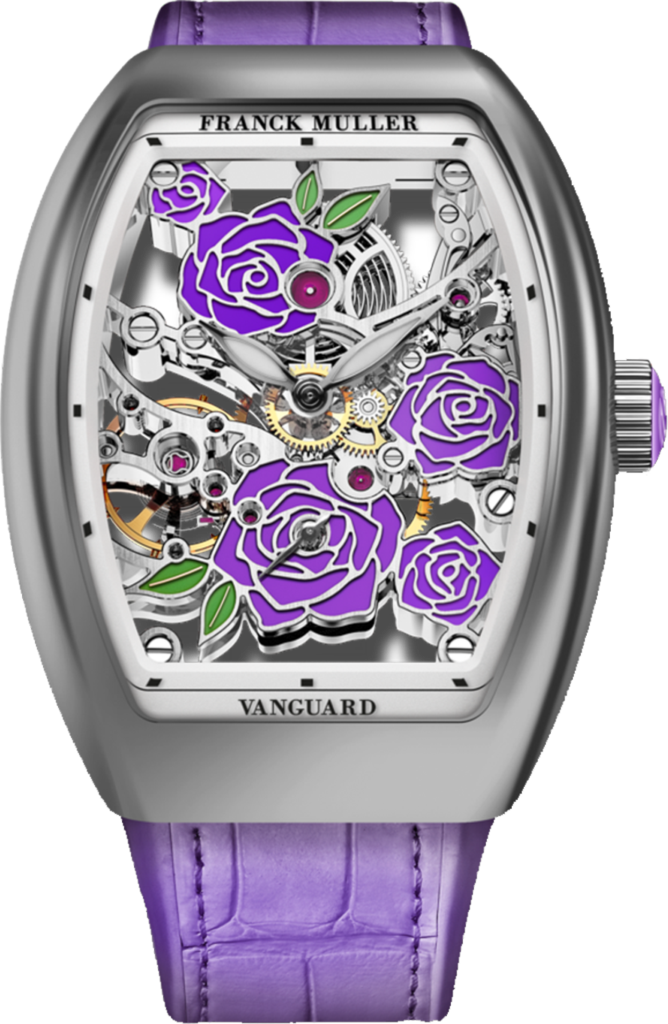 Franck Muller Vanguard Rose Skeleton 42.3 x 32mm