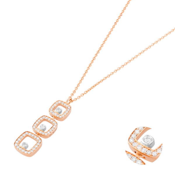 Ponte Vecchio Gioielli Butterfly necklace with pendant