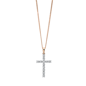 Brogle Selection Spirit cross necklace with pendant