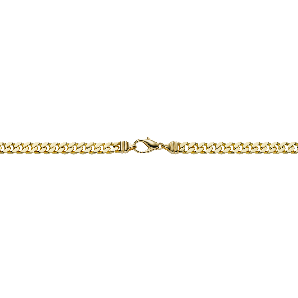 Brogle Selection Essentials curb bracelet 4-sided diamond 585 6mm