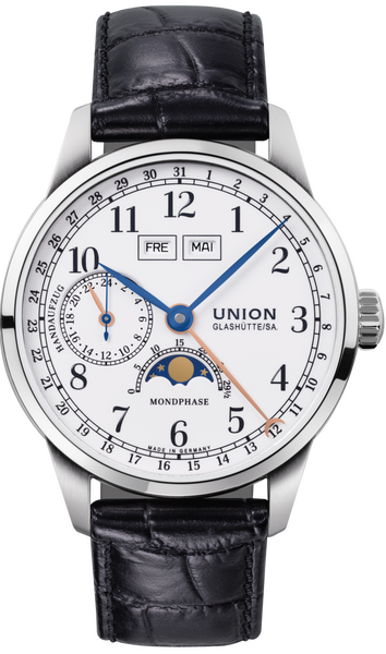 Union Glashütte 1893 Johannes Dürrstein Mondphase 41mm