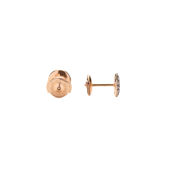 POB2042 O7000 DBR00 030 Pomellato earring sabbia studs rose gold 18kt brown diamond a3e1ef641c63a8482