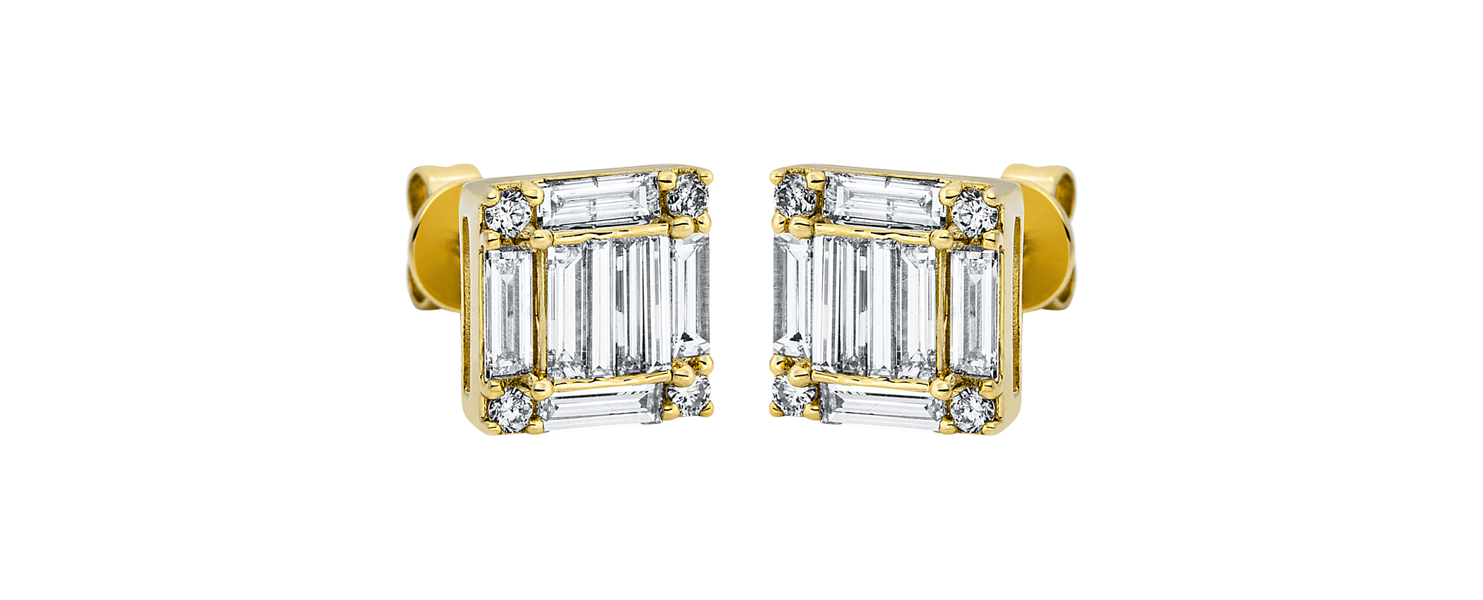Brogle Selection Illusion Stud Earrings