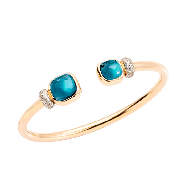 Pomellato Nudo Classic & Petit with London Topaz Bangle