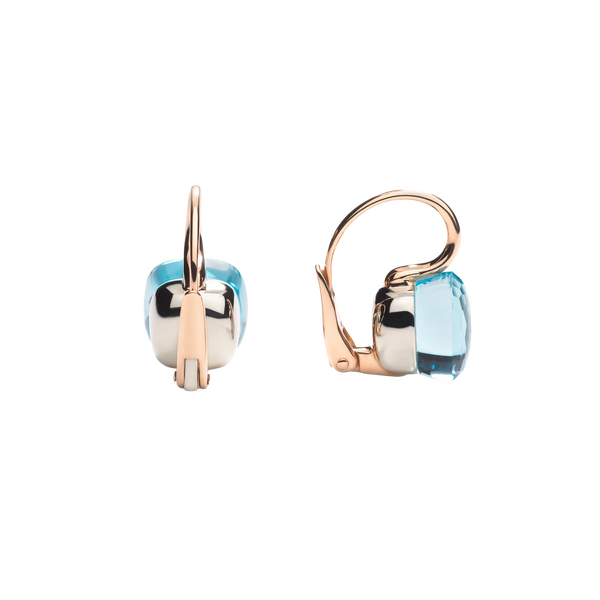 POA1070 O6000 000OY 030 Pomellato earrings nudo classic rose gold 18kt white gold 18kt blue topaz a388030bea143cbd8