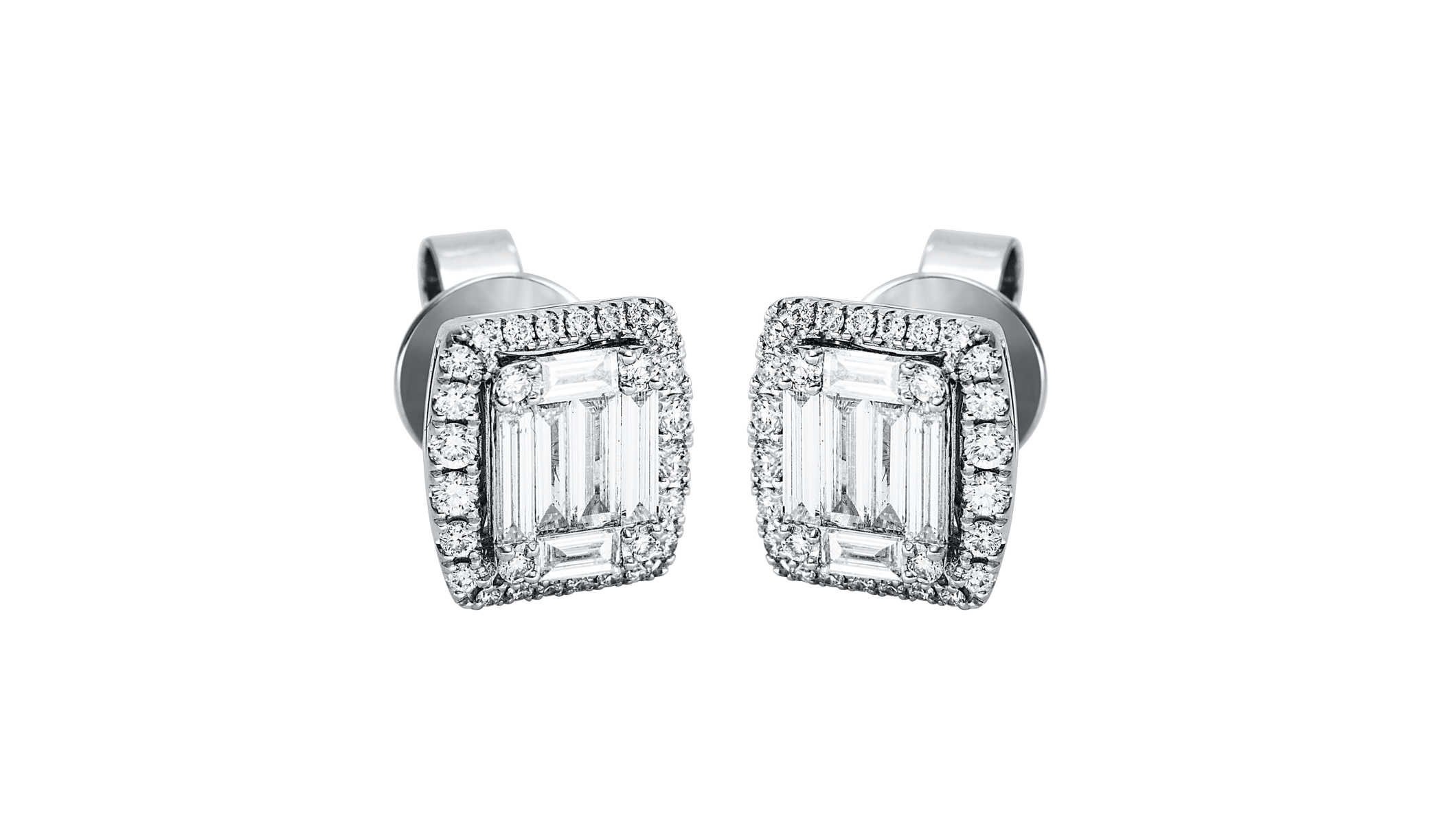 Brogle Selection Illusion Stud Earrings