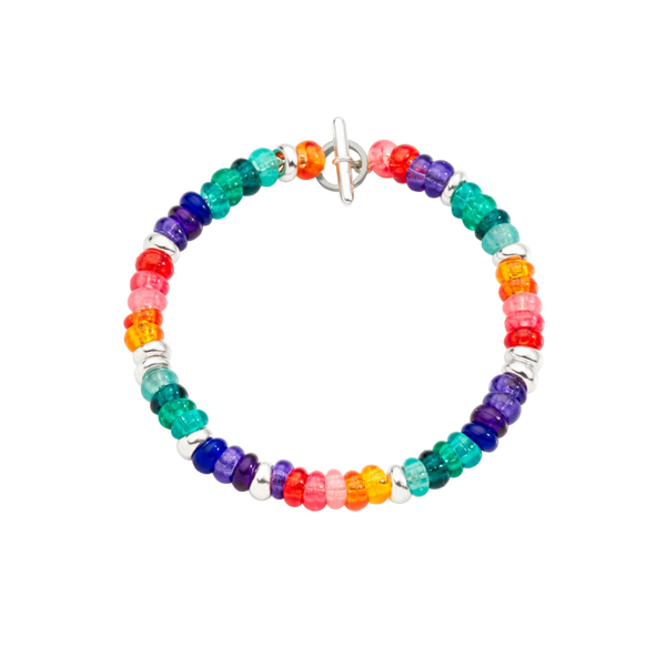 Dodo Rondelle Rainbow Armband