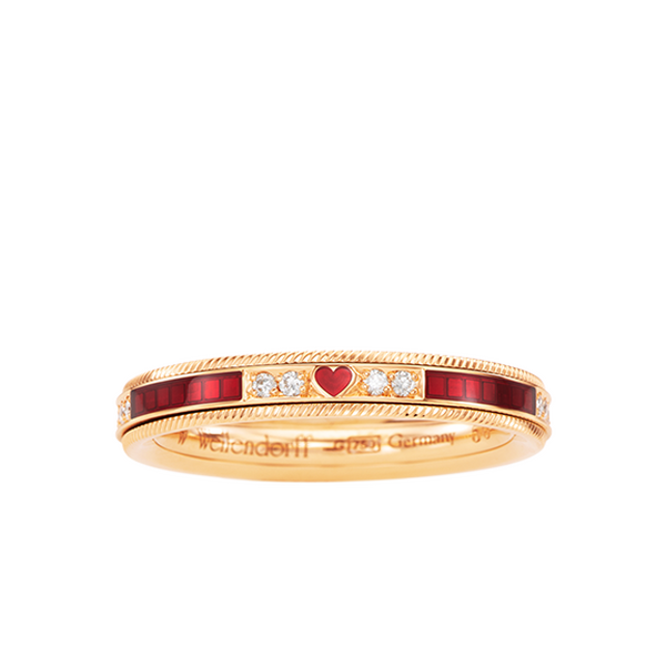 Wellendorff OUR DELIGHT. ROSE RED. ring