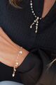 Tamara Comolli Mikado Charm Pavé Bracelet with Pendant