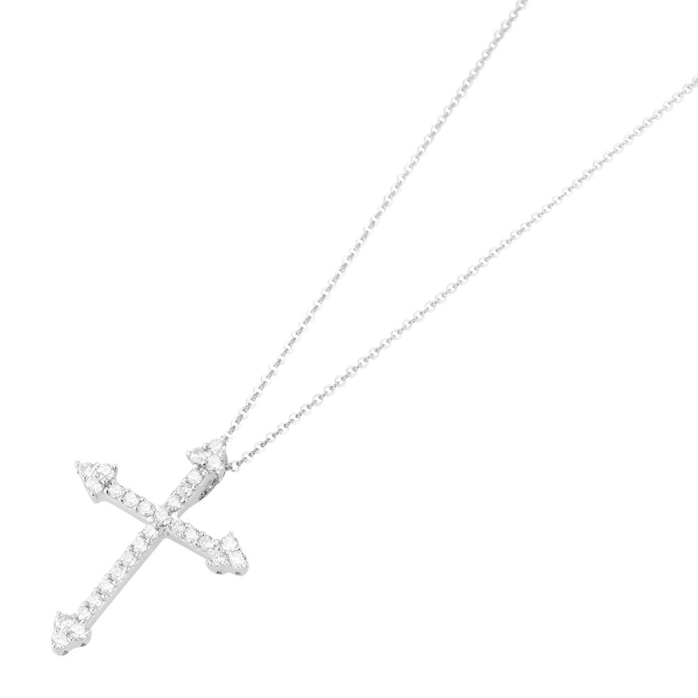 Ponte Vecchio Gioielli Benvenuto cross necklace with pendant