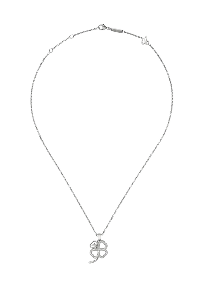 Chopard clover leaf necklace with pendant