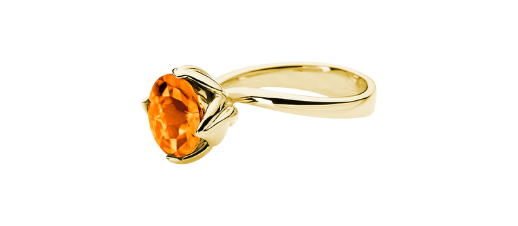 Tamara Comolli Tulip S Mandarin Garnet Ring