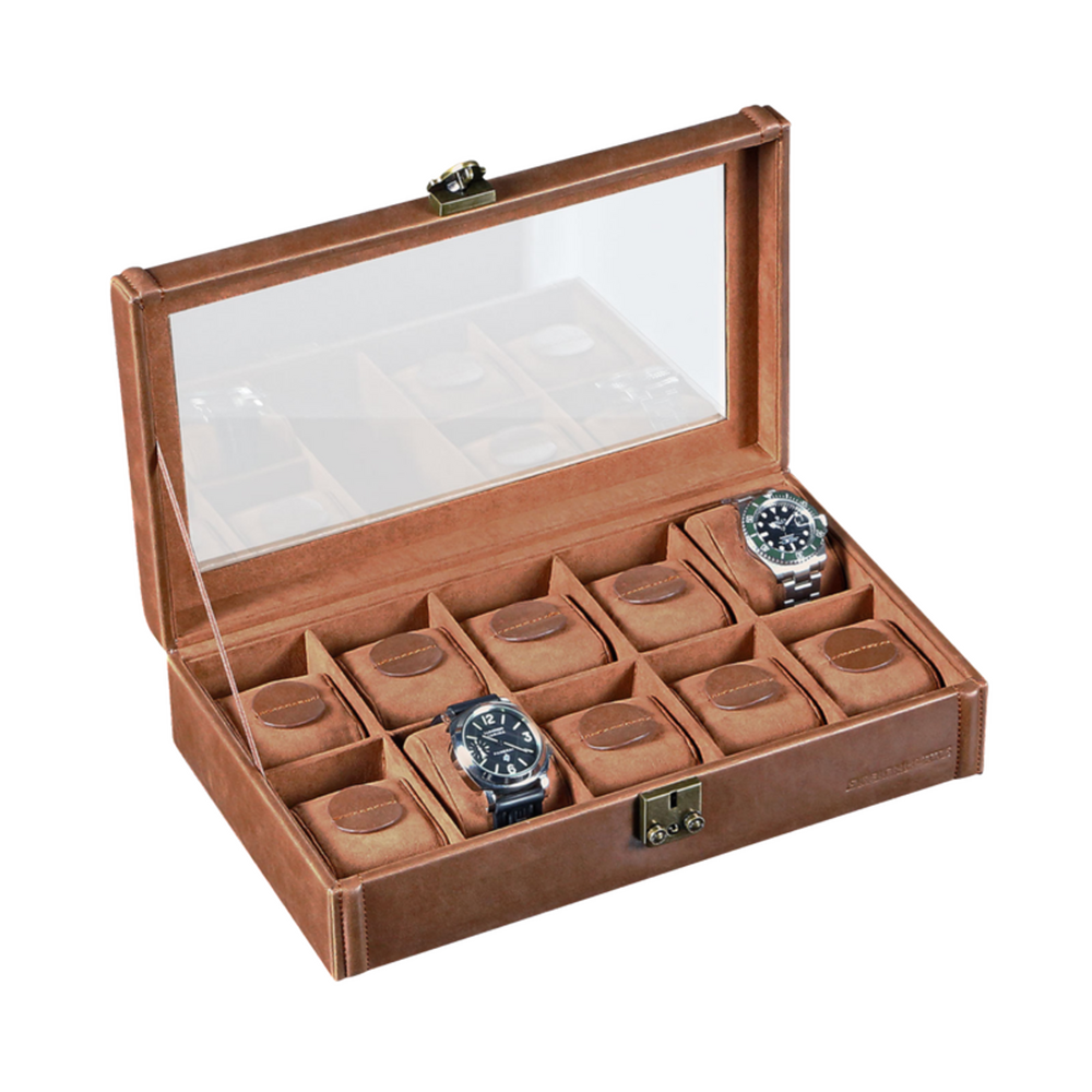 Designhütte watch box with window Camel 10