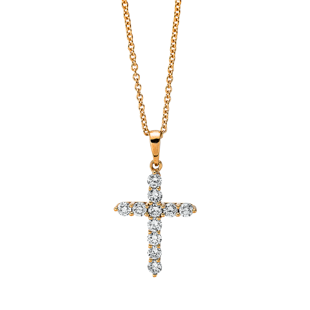 Brogle Selection Spirit cross necklace with pendant