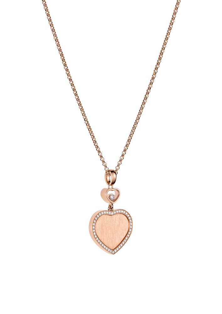 Chopard Happy Hearts Golden Hearts Necklace with Pendant