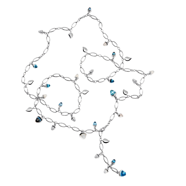 Tamara Comolli long MIKADO Ocean necklace with pendant