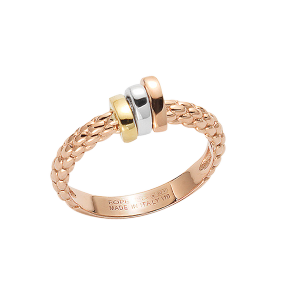 Rose, white, yellow gold