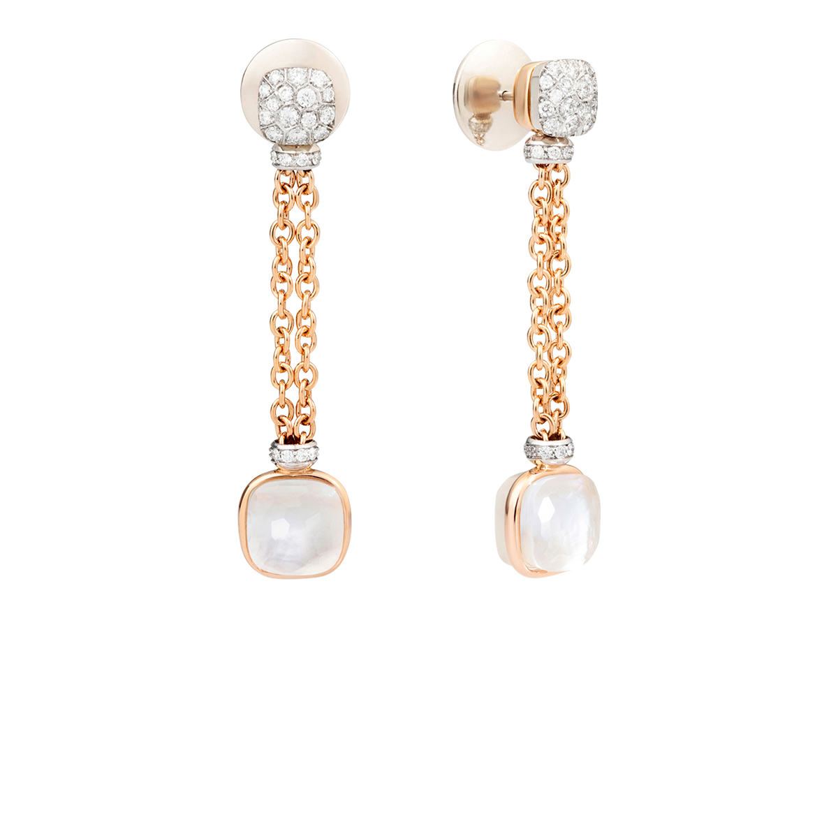 Pomellato Nudo mother-of-pearl earrings