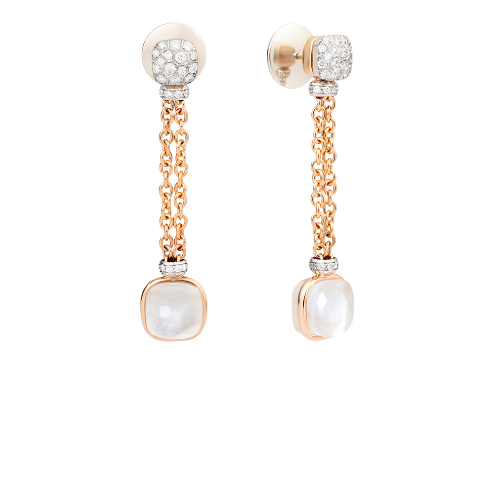 Pomellato Nudo mother-of-pearl earrings