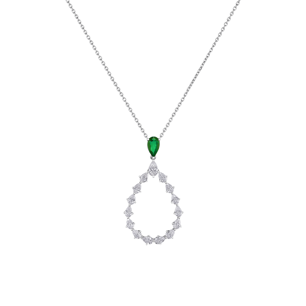 Chopard L'Heure du Diamant Marquise Necklace with Pendant