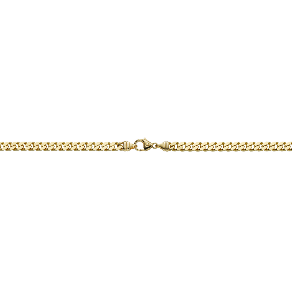 Brogle Selection Essentials curb bracelet 4-sided diamond 585 5mm