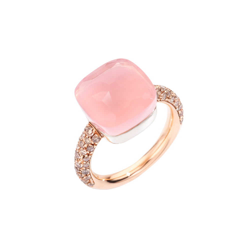 Pomellato Nudo Maxi Rose Quartz Ring