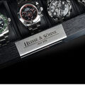 Heisse & Söhne watch box Monteray 5 ash - black satin finish