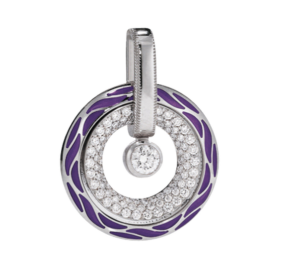 Wellendorff Purple Charm Pendant