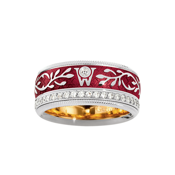 Wellendorff RED POPPY ring