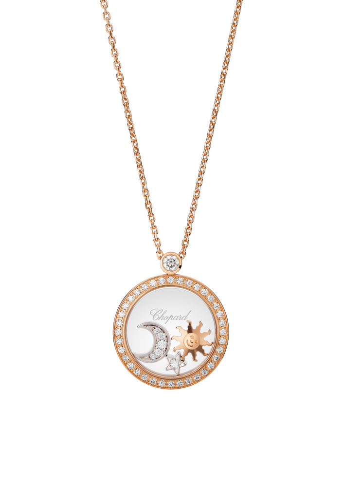 Chopard Sun, Moon and Stars Necklace with Pendant