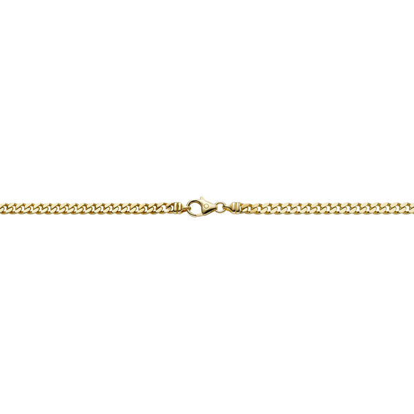 Brogle Selection Essentials curb chain 4-sided diamond 585 4mm
