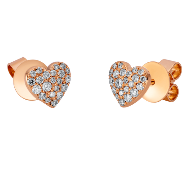 Brogle Selection Spirit heart stud earrings