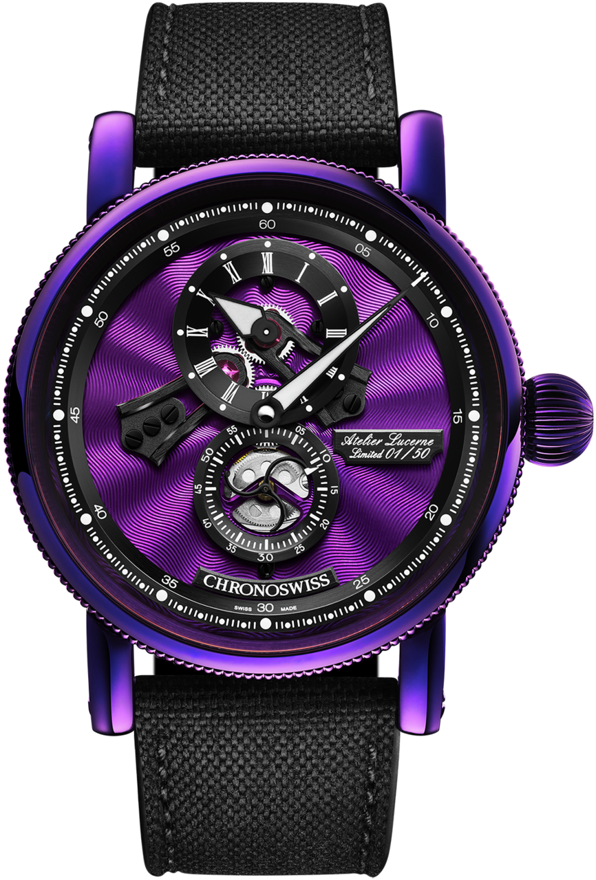 Chronoswiss Flying Regulator Open Gear Purple Haze 41mm