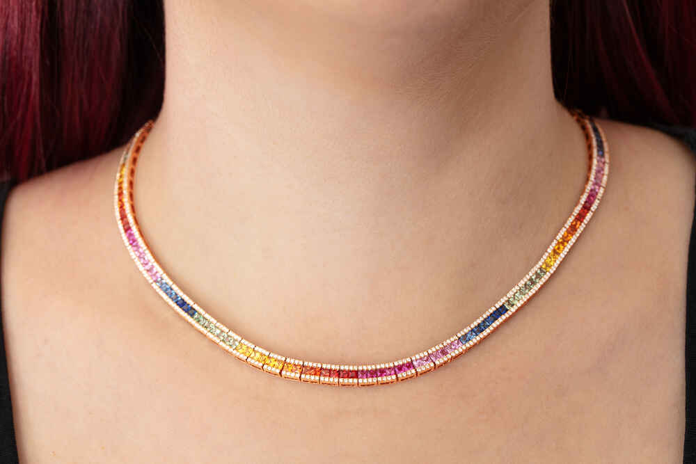 Brogle Selection Rainbow necklace