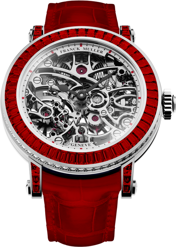 Franck Muller Round Skeleton Baguette 30,5 x 36,5mm