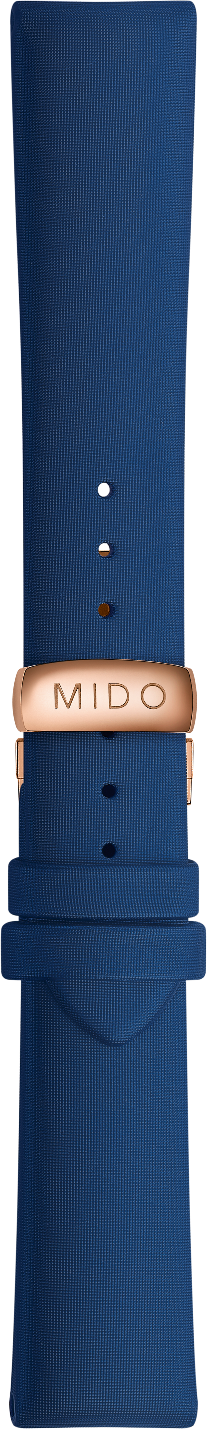 Mido Baroncelli blue synthetic strap
