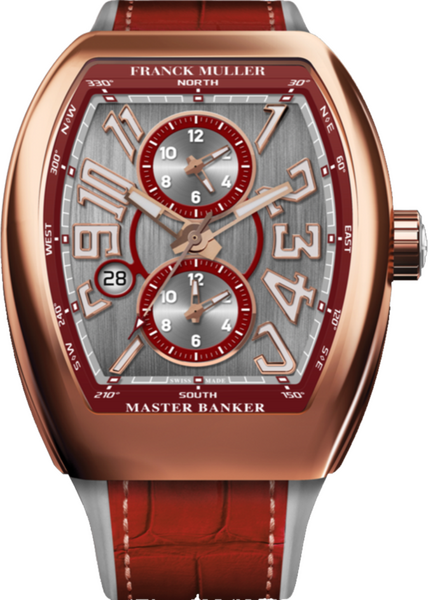 Franck Muller Vanguard Master Banker 3 Zeitzonen 53,7 x 44mm