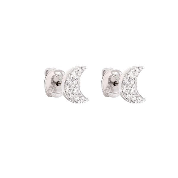 Dodo half moon stud earrings