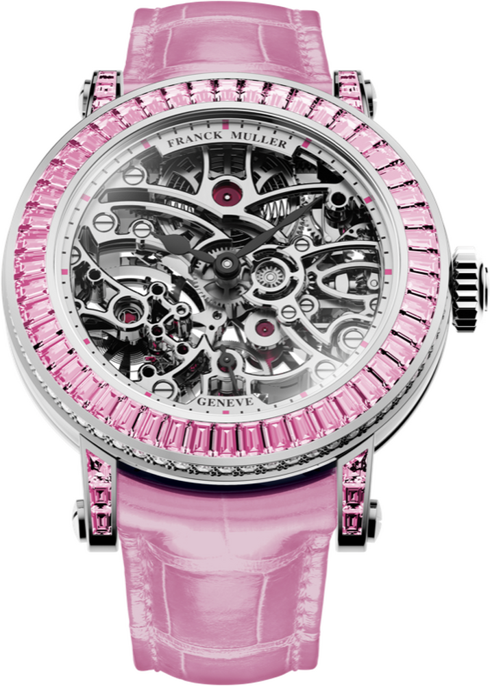 Franck Muller Round Skeleton Baguette 30,5 x 36,5mm