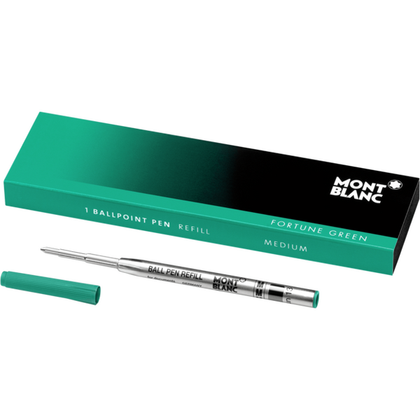 Montblanc 1 rollerball refill (M) Fortune Green rollerball refills