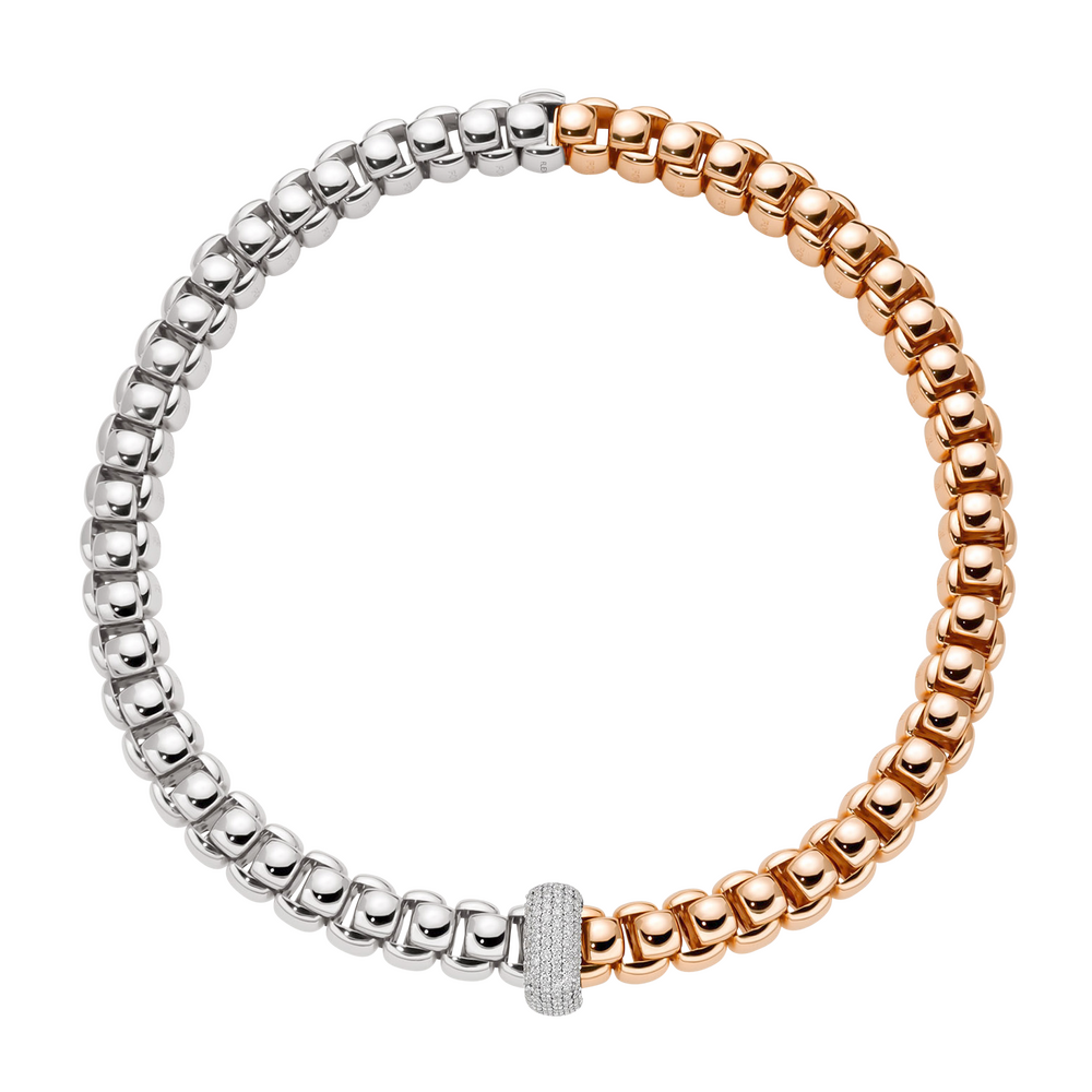 White, rose gold