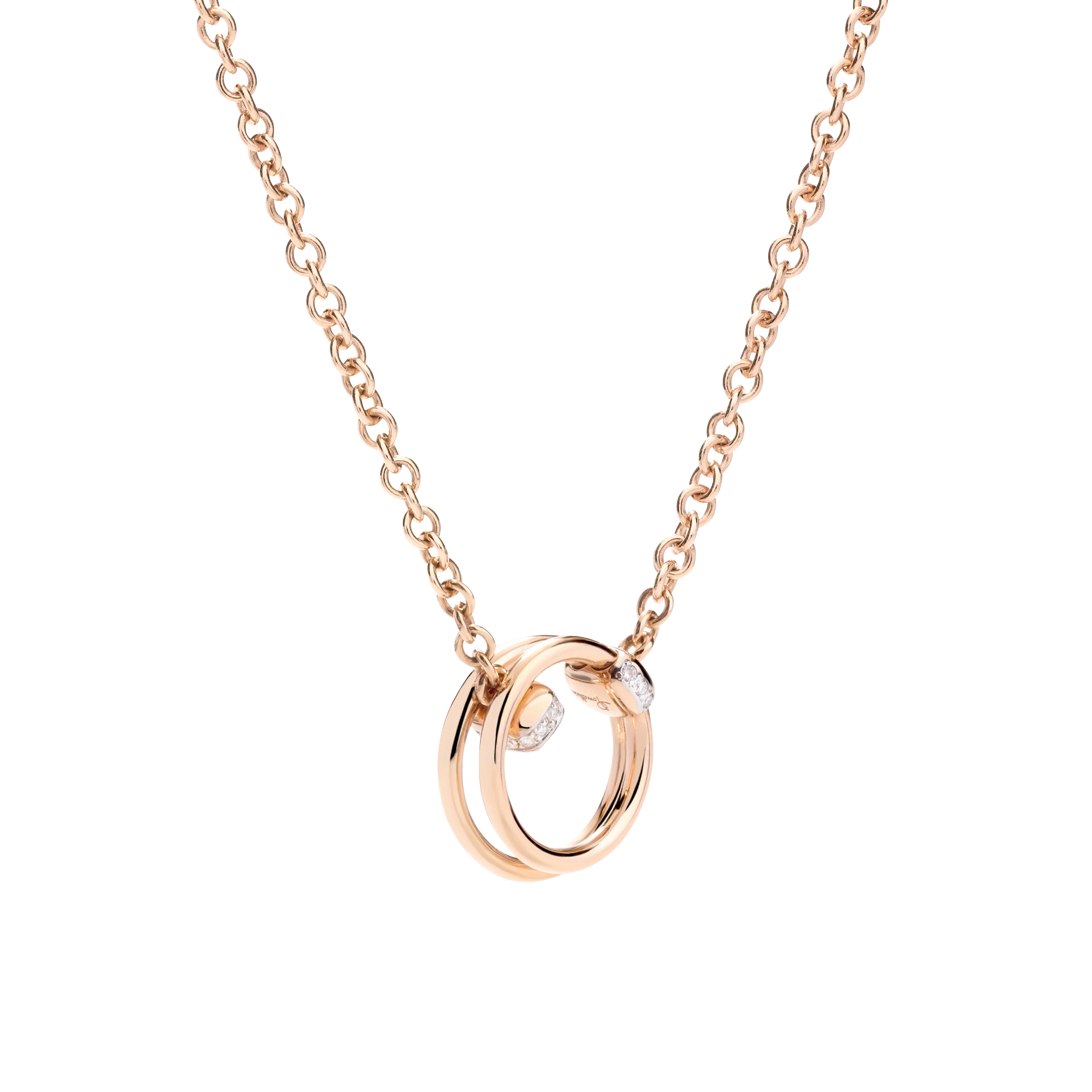 PCC4012 O7WHR DB000 020 Pomellato pomellato together necklace with pendant rose gold 18kt diamond t65c362d6931ae16d