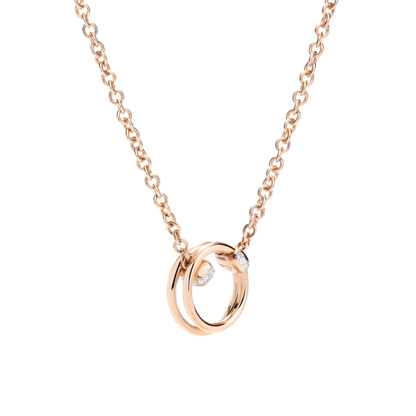 PCC4012 O7WHR DB000 020 Pomellato pomellato together necklace with pendant rose gold 18kt diamond t65c362d6931ae16d