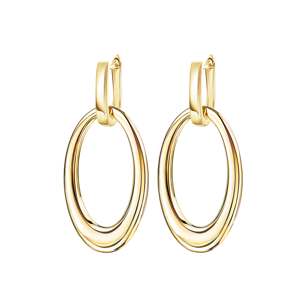 Emil Kraus Ellipse hoop earrings