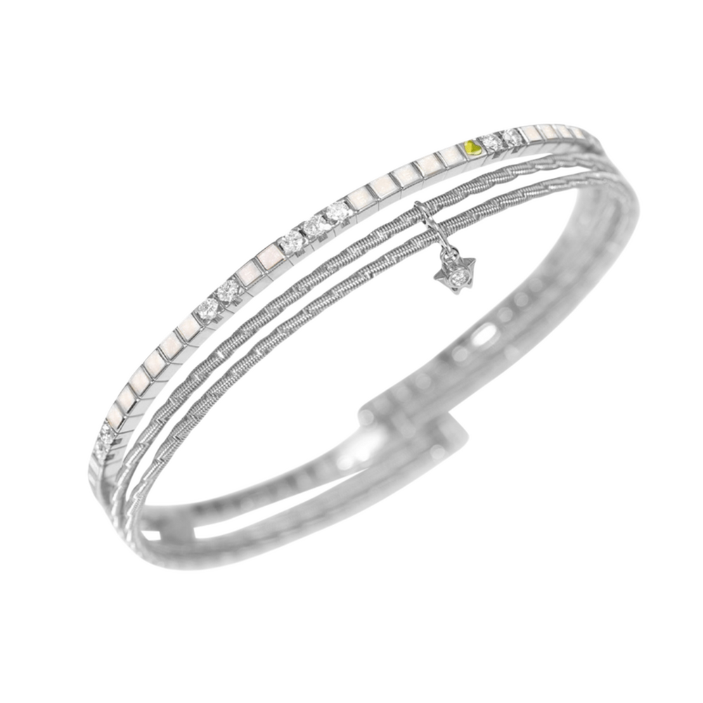 Wellendorff EMBRACE ME. My happiness mother-of-pearl bracelet
