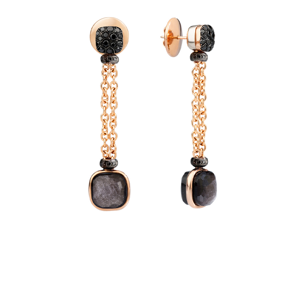 Pomellato Nudo Obsidian earrings