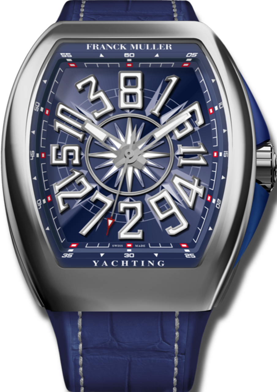 Franck Muller Vanguard Yachting Crazy Hours 53.7 x 44mm